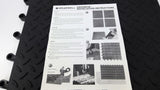 Wearwell Ergodeck 1324974 Rubber Matt Flooring 10 Per Box 18" X 18" X 7/8"