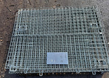 Collapsible Industrial Wire Storage Basket 48x40x41