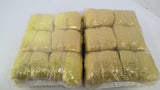 1056433V02 18" Yellow 2-Ply Sleeves 12 Per Bag Lot Of 2