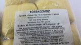 1056433V02 18" Yellow Protective Sleeve Lot Of 18