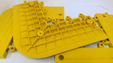 ErgoDeck 560.78X6X15X15YL-CS4 Yellow Heavy Duty Outside Corner Mat Lot Of 4