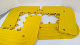 ErgoDeck 560.78X6X15X15YL-CS4 Yellow Heavy Duty Outside Corner Mat Lot Of 4