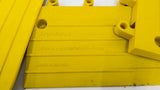 ErgoDeck 560.78X6X15X15YL-CS4 Yellow Heavy Duty Outside Corner Mat Lot Of 4
