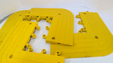 ErgoDeck 560.78X6X15X15YL-CS4 Yellow Heavy Duty Outside Corner Mat Lot Of 4