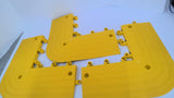 ErgoDeck 560.78x6x15x15YL CS4 Heavy Duty Yellow Corner Mat Lot Of 3