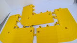 ErgoDeck 560.78x6x15x15YL CS4 Heavy Duty Yellow Corner Mat Lot Of 3
