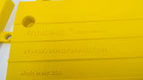 ErgoDeck 560.78x6x15x15YL CS4 Heavy Duty Yellow Corner Mat Lot Of 3