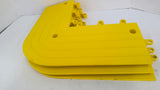 ErgoDeck 560.78x6x15x15YL CS4 Heavy Duty Yellow Corner Mat Lot Of 3