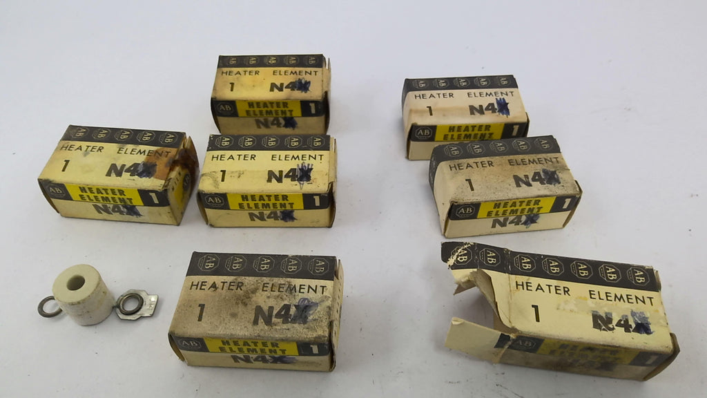 Allen Bradley N4 Heater Element Relay Lot Of 7