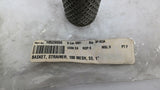 3P1B3A 100 Mesh SS 1" Stainless Steel Strainer Basket Total Length 5"