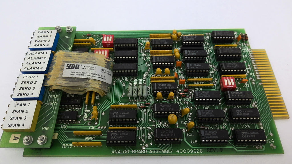 Scott 40009628 Rev F Analog Board Assembly