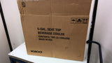 Igloo 5 Gallon Seat Top Beverage Cooler OrangeBox Of 2