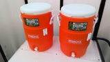 Igloo 5 Gallon Seat Top Beverage Cooler OrangeBox Of 2