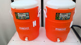 Igloo 5 Gallon Seat Top Beverage Cooler OrangeBox Of 2