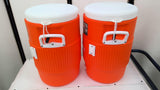 Igloo 5 Gallon Seat Top Beverage Cooler OrangeBox Of 2