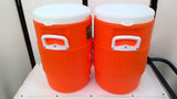Igloo 5 Gallon Seat Top Beverage Cooler OrangeBox Of 2