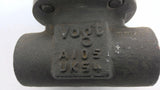 Vogt API602/B16.34 Flowserve Valve A105 OAL 7" OAW 3-1/2" Bore To Bore L 3-3/8"