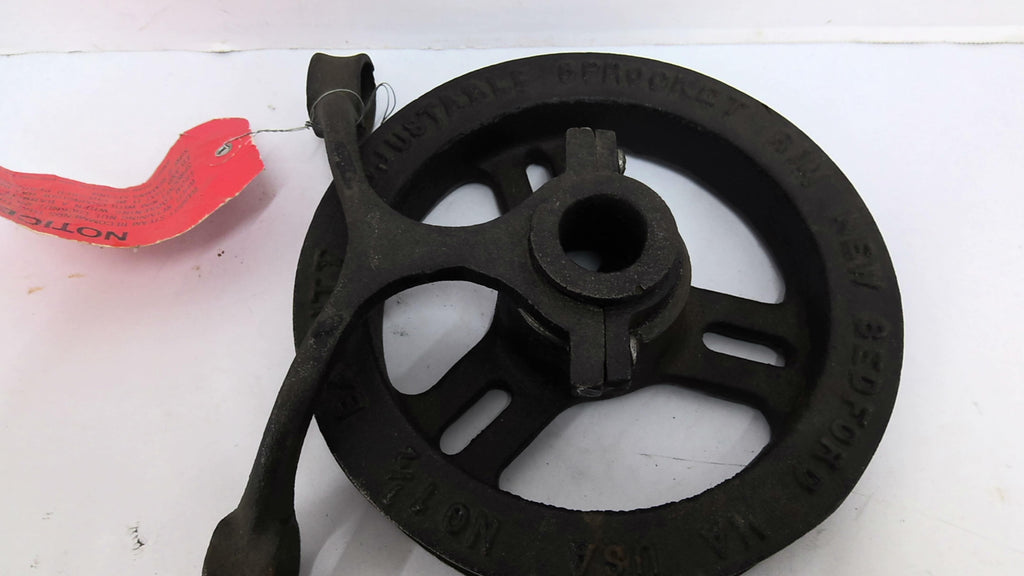 Babbitt No.1-1/2 Adjustable Sprocket Rim Bore 1" OAW 7-1/4" Chain W 3/4"