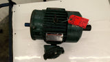 Reliance 1YAB07909A13 YE Double Shafted 3Hp Ac Motor 1800Rpm 4P 3Ph 182Tc 240V