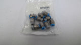 Festo QS-1/8-6 153002 Push In Fitting 10 Pieces Per Pkg.