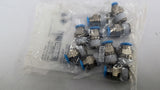 Festo QS-1/4-6 153003 Push In Fitting 10 Pcs. Per Pkg.