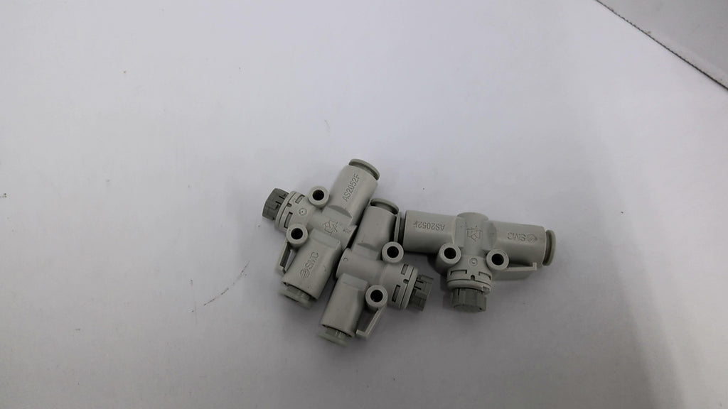SMC AS2052F-08 5/16 Flow Control Valve Lot Of 3