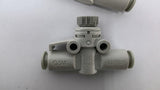 SMC AS2052F-08 5/16 Flow Control Valve Lot Of 3