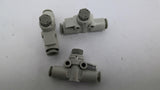 SMC AS2052F-08 5/16 Flow Control Valve Lot Of 3