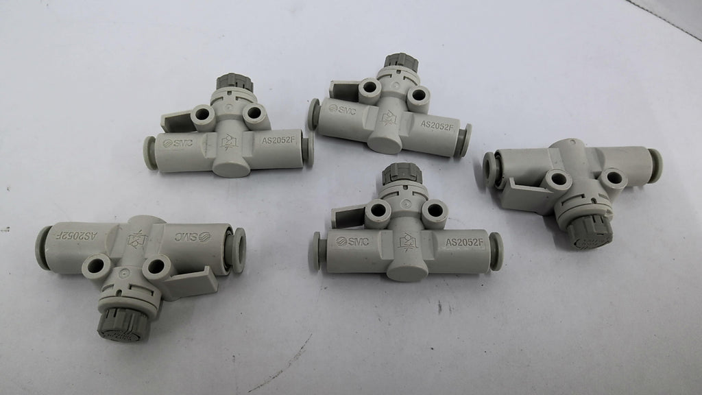 SMC AS2052F-08 5/16 Speed Controller Lot Of 5