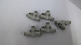 SMC AS2052F-08 5/16 Speed Controller Lot Of 5