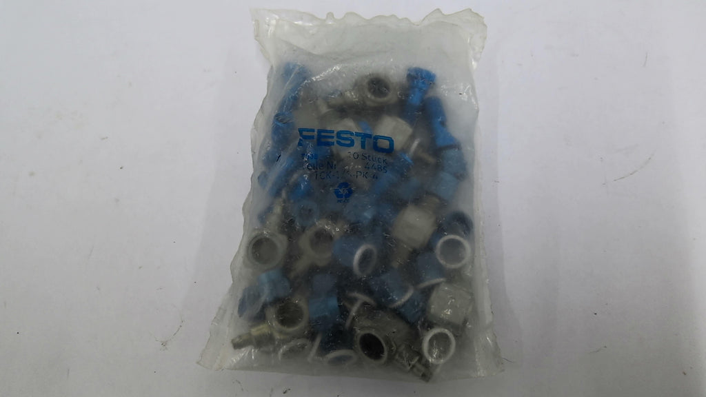 Festo T803 4485 1/8 Connectors Lot Of 10