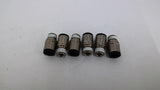 Legris TP10 Pneumatic Connector Fitting Lot Of 6