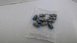 Festo 153002 QS-1/8-6 Push-in Fitting Connector Pkg. Of 10