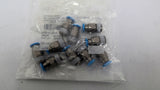 Festo 153001 QS-1/8-4 Push-in Fitting Connector Pkg. Of 10