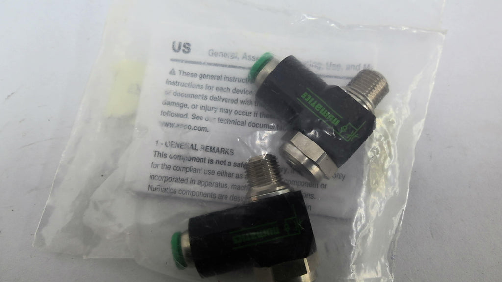 Numatics 1FPRN8 1/4 Fitting Lot Of 2