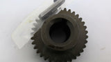 35 Teeth Spur Gear With Key Gear Thickness 7/8" Inside Bore 3/4" Bore W 1-1/4"