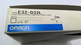 Omron E32-D32L Photoelectric Switch Fiber Unit Lot Of 2