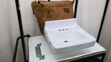 Crane Harwich Wall Hung Lavatory 20" X 18" White Sink