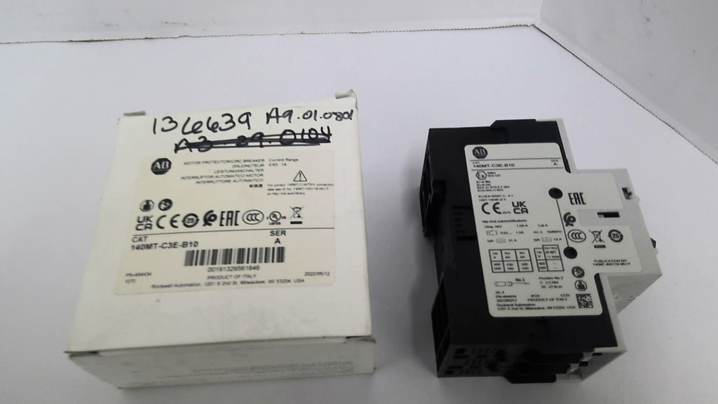 Allen Bradley 140MT-C3E 0.63-1.0A Motor Protector Circuit Breaker