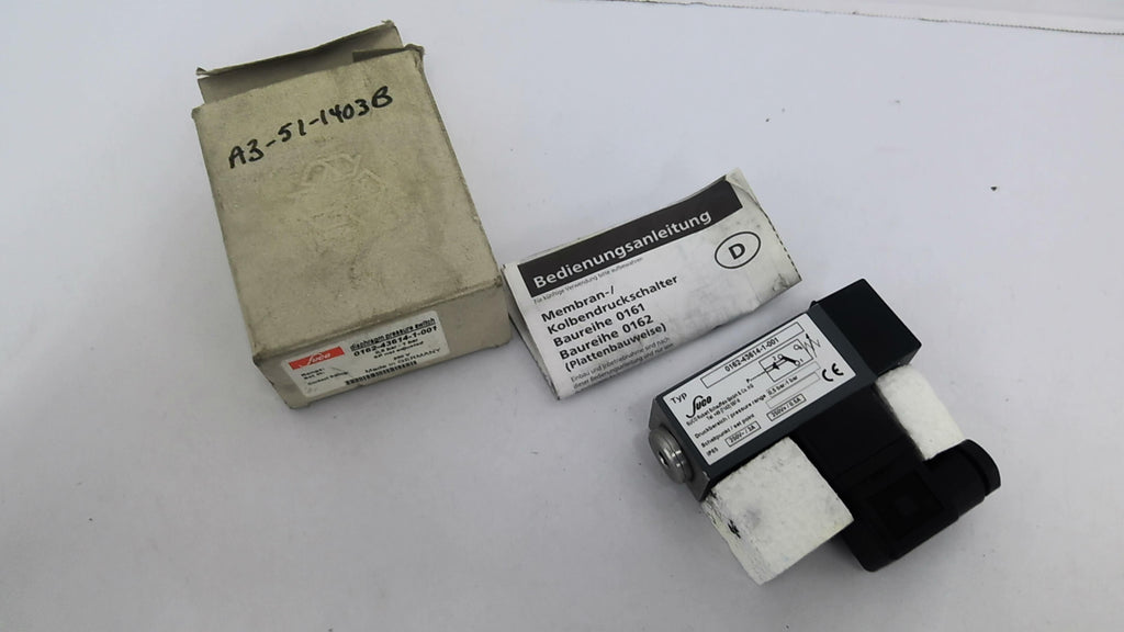SUCO 0162-43614-1-001 Pressure Switch 250V 3A 0,5 Bar-1 Bar