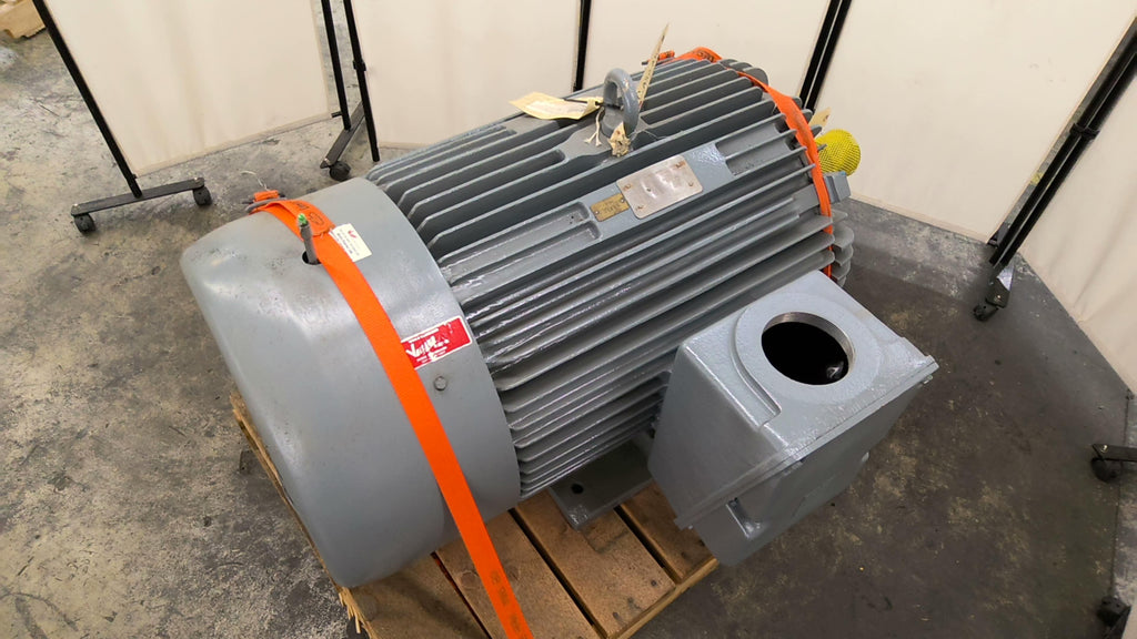 Toshiba BO758FLF4ASH 75Hp Ac Motor 900Rpm 8P 3Ph 444T 230/460V Tefc
