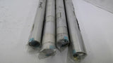 Conveyor Rollers OAL 12 1/8" OAD 1-1/8" Bore 1/2" Lot Of 4