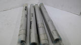 Conveyor Rollers OAL 12 1/8" OAD 1-1/8" Bore 1/2" Lot Of 4