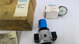 Festo LR-3/8-D-7 H260 Pressure Regulator With Guage MA-40-10-1/8