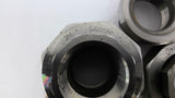 SA105N 3M B16 1-1/2" Steel Coupling OAL 3" Bore 1-3/4" Lot Of 2