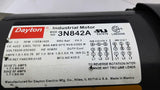 Dayton 3N842A 1/3HP AC Motor 1725 RPM 3PH 42CZ TEFC 208-230/460V 60HZ