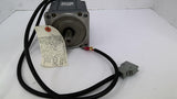 Mitsubishi HA-FH63 AC Servo Motor 600W 129V 3.6A Shaft OD 5/8" Shaft L 1-3/8"