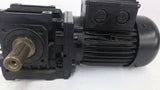 Bauer BS06-81D06LA4/MG 0.25KW Gear Motor 230/480V Ratio 146.8:1