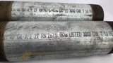 CR 40 GR-AF 21 RN2875 Threaded Galvanized Tubing Lot Of 2