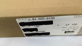 Parker U-64-RED-0100 Parflex Tubing 100' OD 3/8" X Wall 1/16" 125PSI